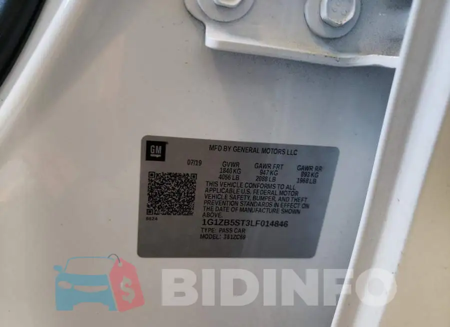 1G1ZB5ST3LF014846 Photo# 10