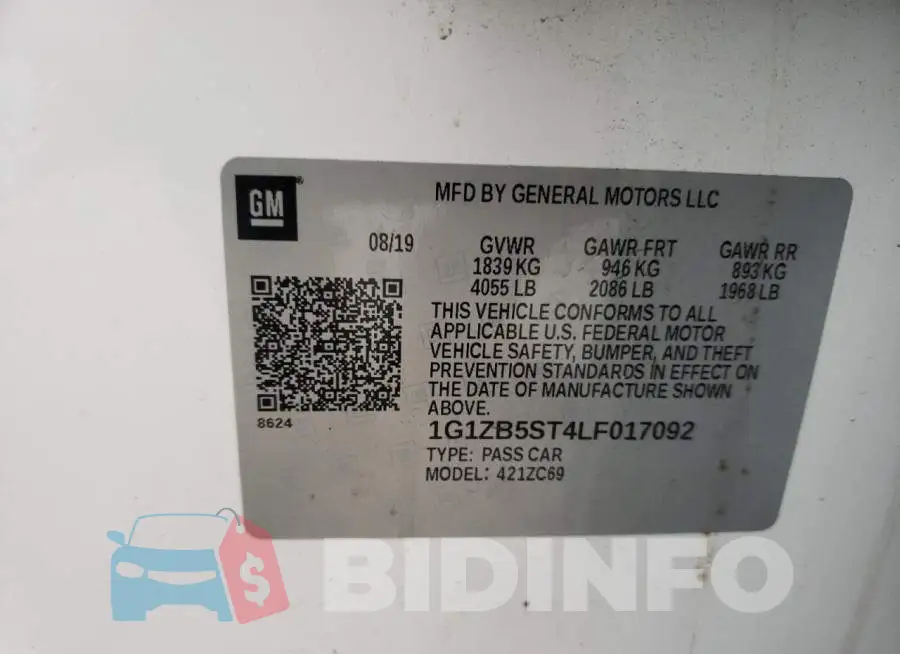 1G1ZB5ST4LF017092 Photo# 12