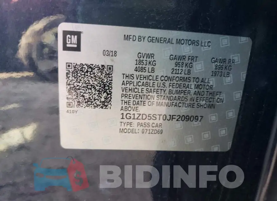1G1ZD5ST0JF209097 Photo# 12