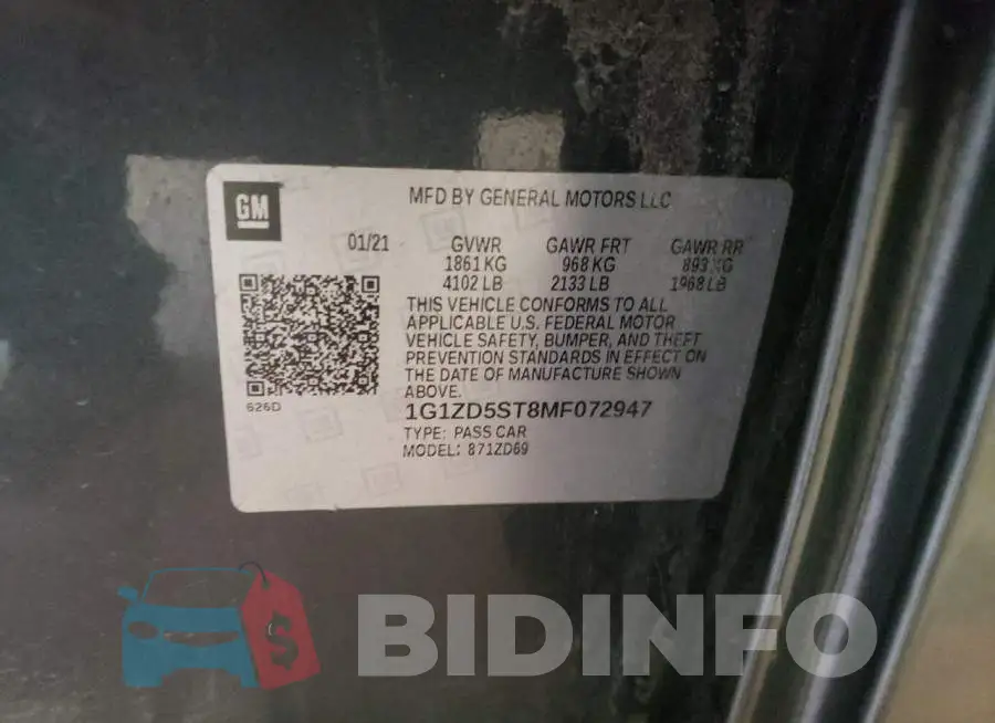 1G1ZD5ST8MF072947 Photo# 13