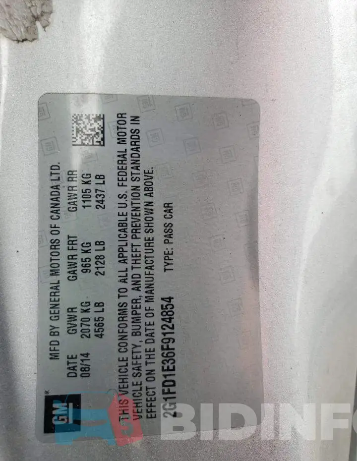 2G1FD1E36F9124854 Photo# 12