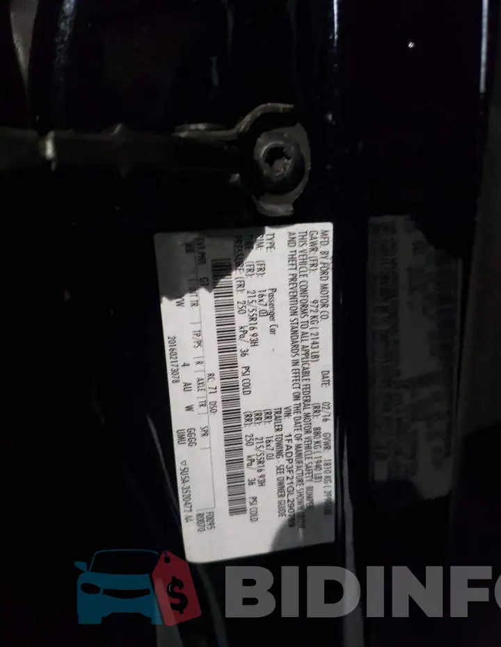 1FADP3F21GL290769 Photo# 12