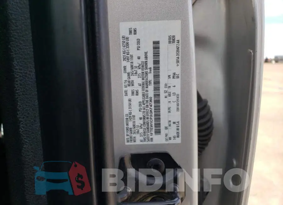 1FTEW1CPXGKF47360 Photo# 12