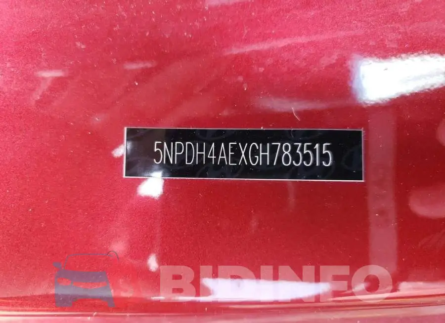 5NPDH4AEXGH783515 Photo# 13