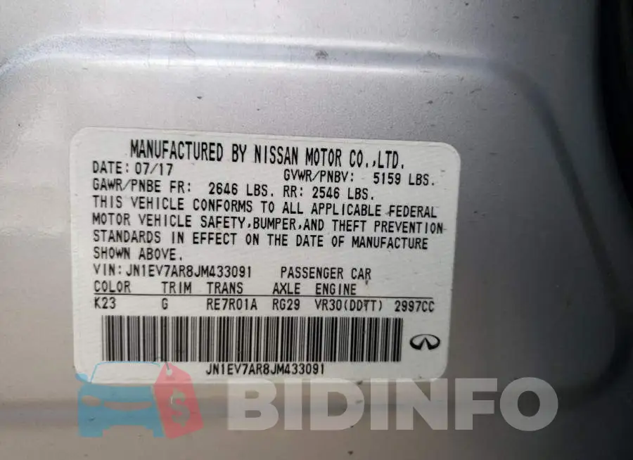 JN1EV7AR8JM433091 Photo# 12