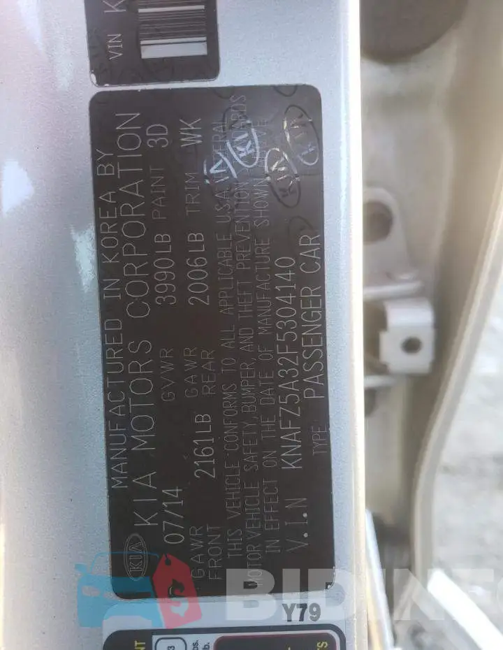 KNAFZ5A32F5304140 Photo# 12