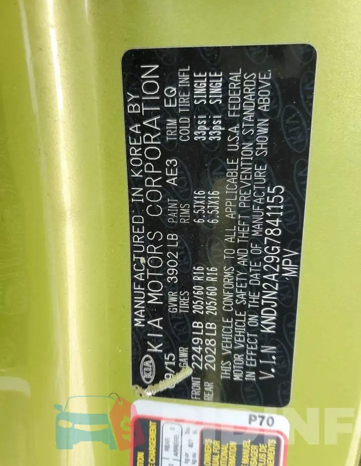 KNDJN2A29G7841155 Photo# 13