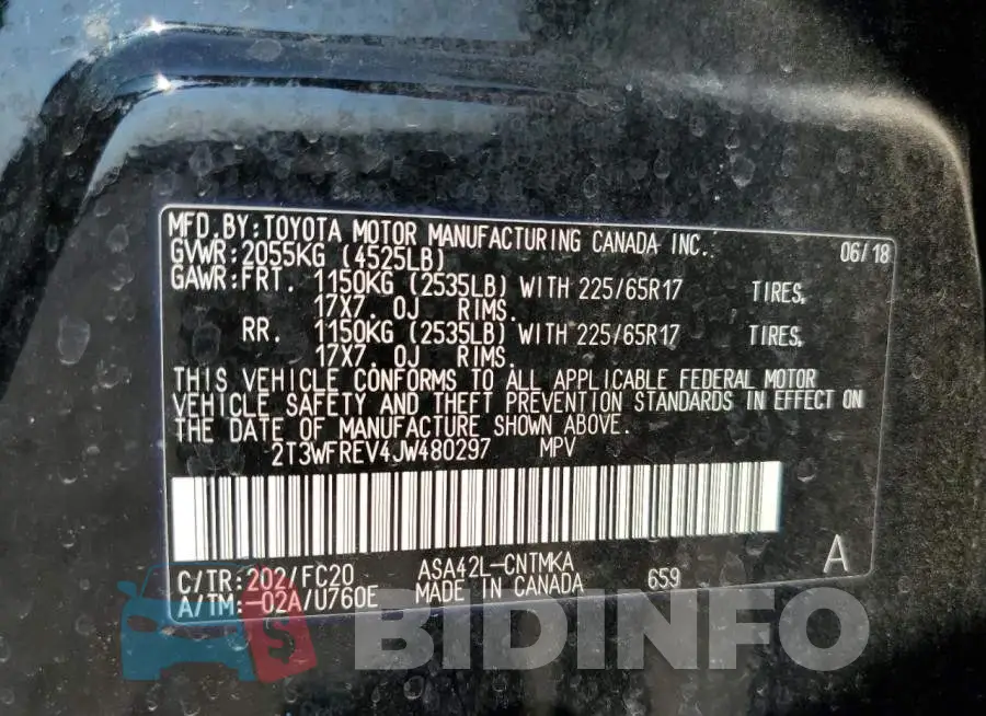 2T3WFREV4JW480297 Photo# 13