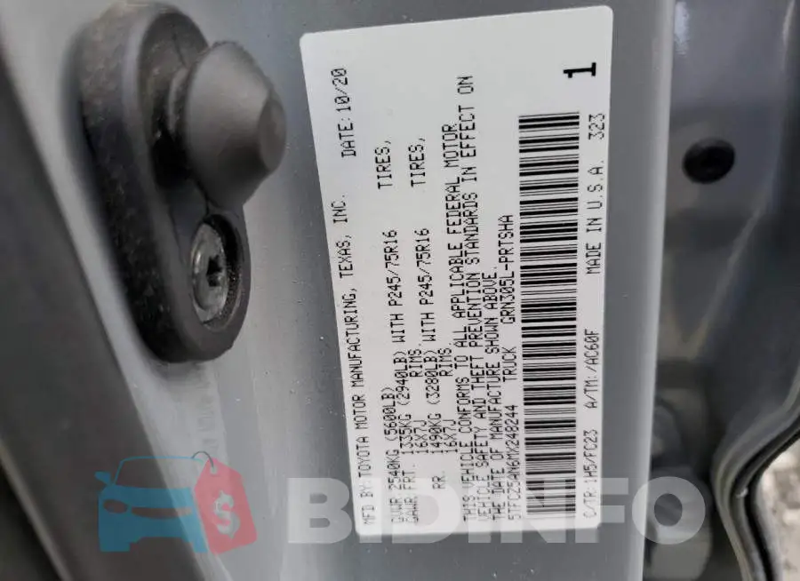 5TFCZ5AN6MX248244 Photo# 12