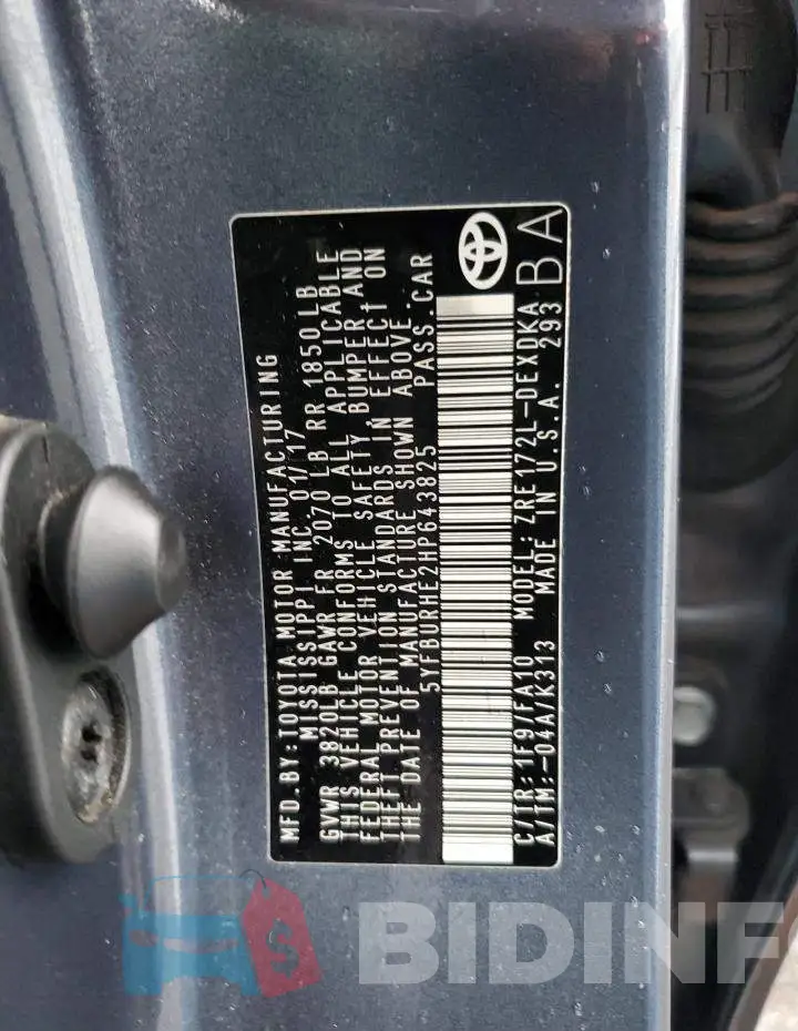 5YFBURHE2HP643825 Photo# 12