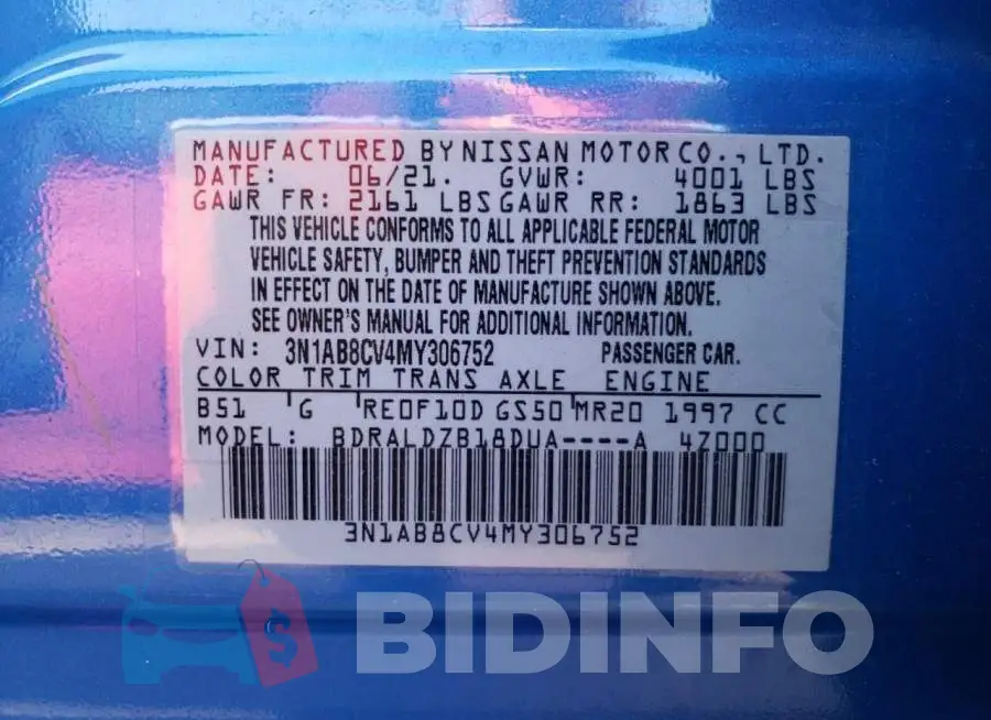 3N1AB8CV4MY306752 Photo# 12