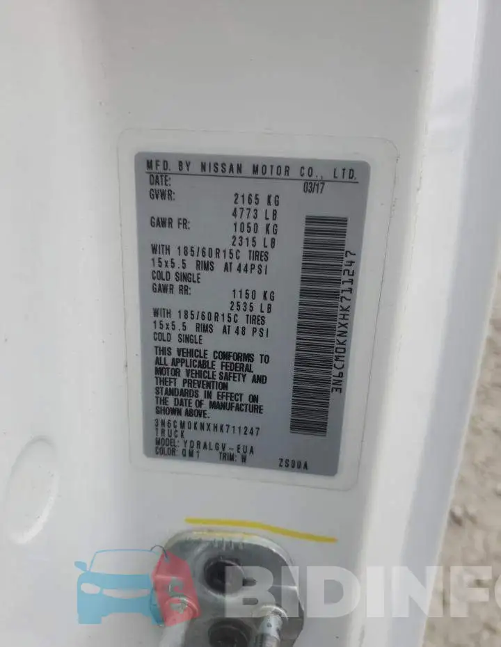 3N6CM0KNXHK711247 Photo# 12