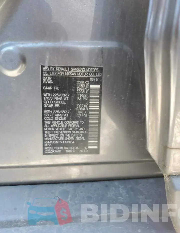 KNMAT2MT5HP618154 Photo# 13