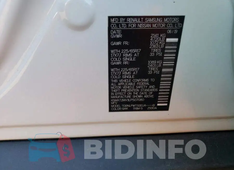KNMAT2MV3LP507080 Photo# 14
