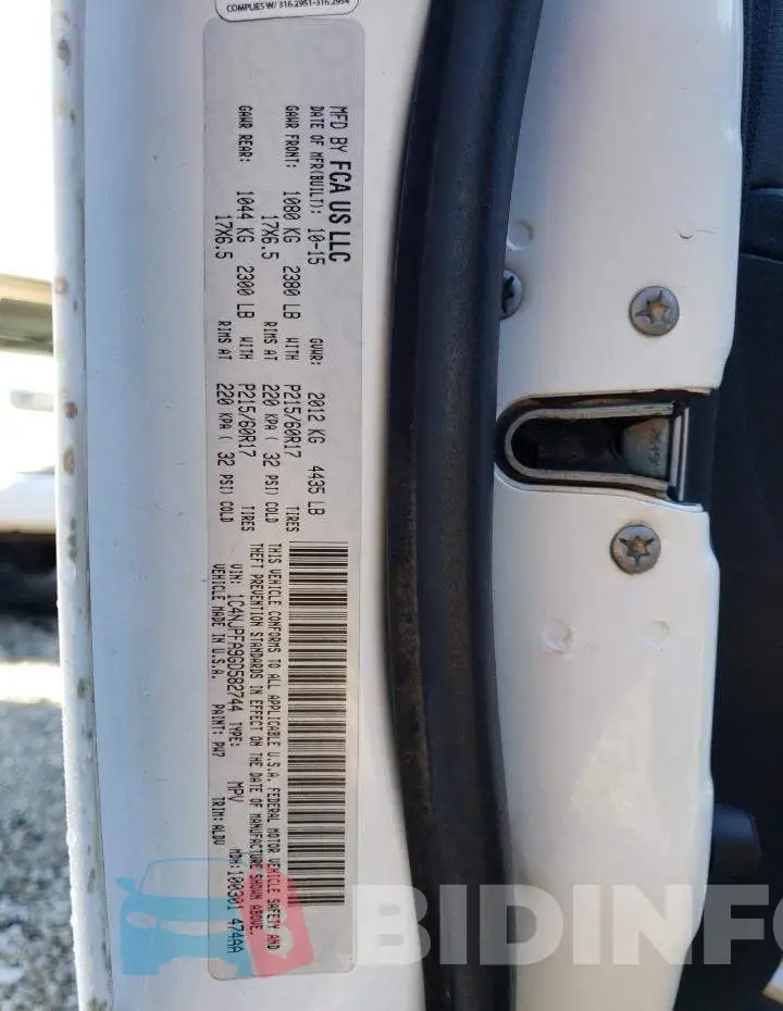1C4NJPFA9GD582744 Photo# 12