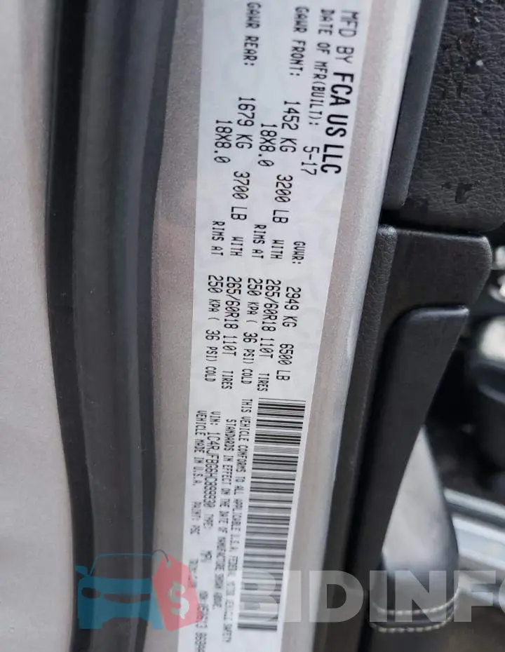 1C4RJFBG6HC899930 Photo# 13
