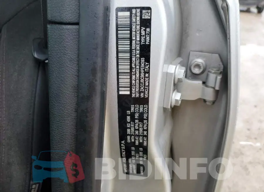 ZACCJBCB6HPE84393 Photo# 13