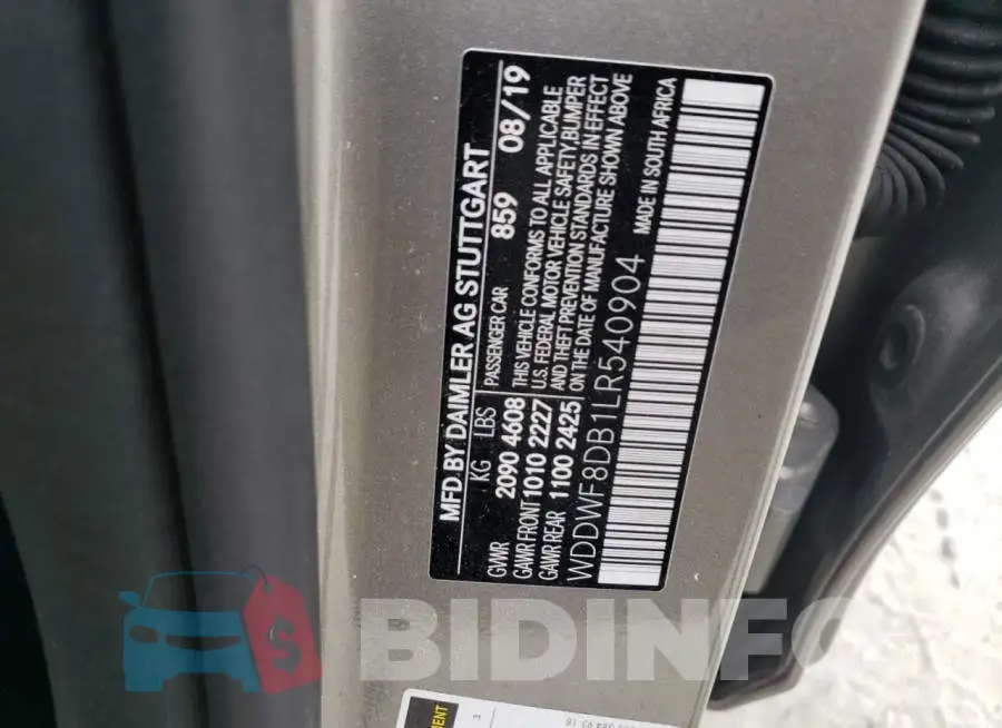 WDDWF8DB1LR540904 Photo# 12