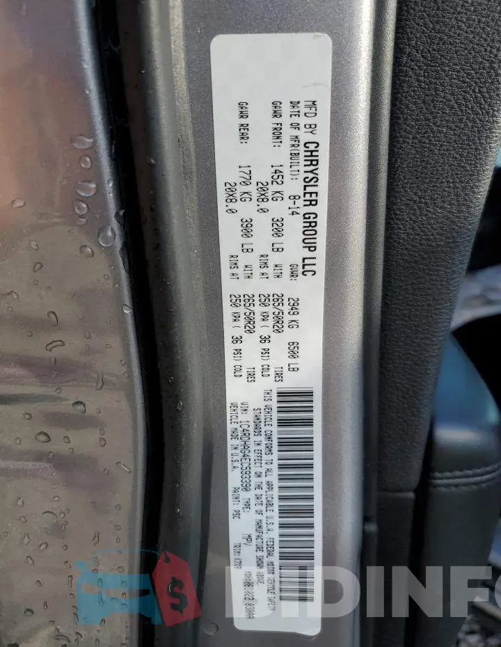 1C4RDHAG4EC593390 Photo# 13