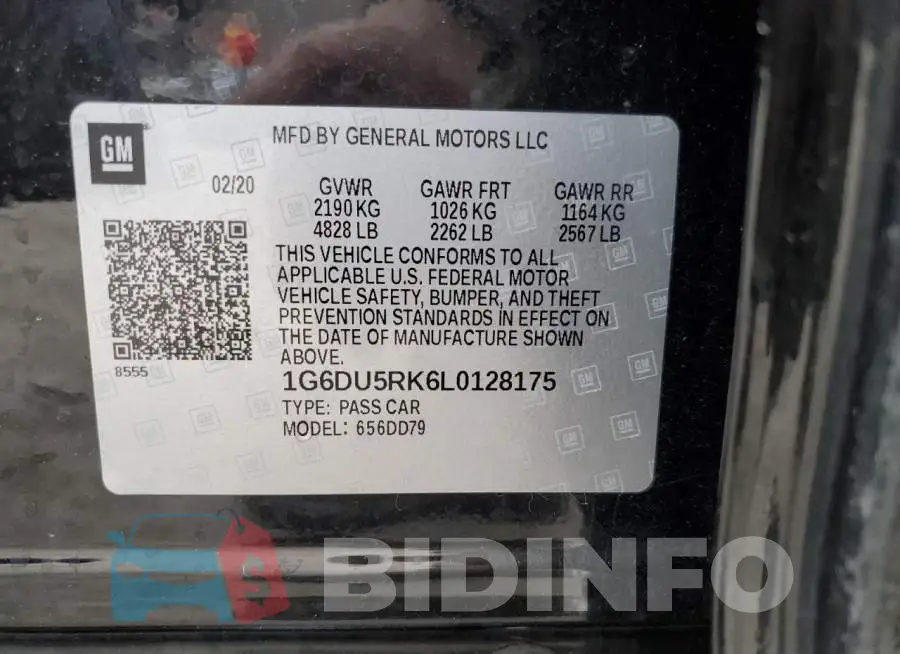 1G6DU5RK6L0128175 Photo# 12