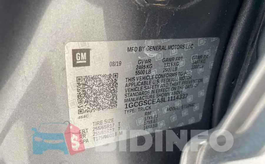 1GCGSCEA8L1114337 Photo# 10