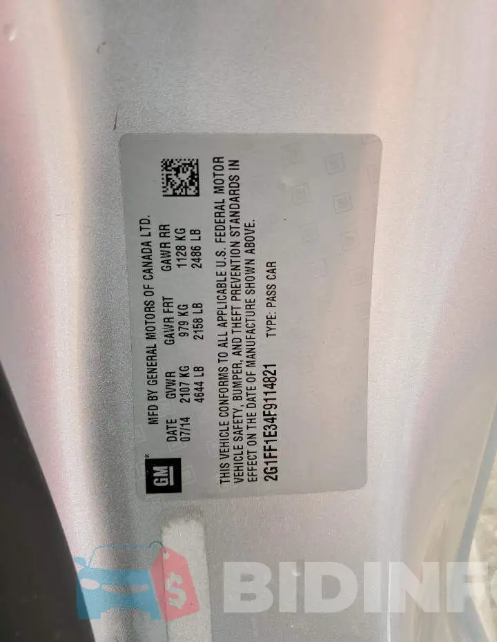 2G1FF1E34F9114821 Photo# 13