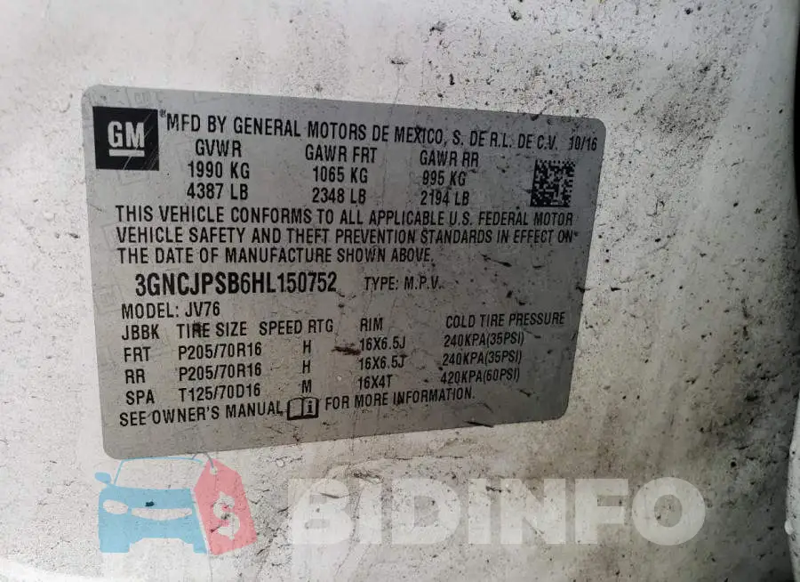 3GNCJPSB6HL150752 Photo# 13