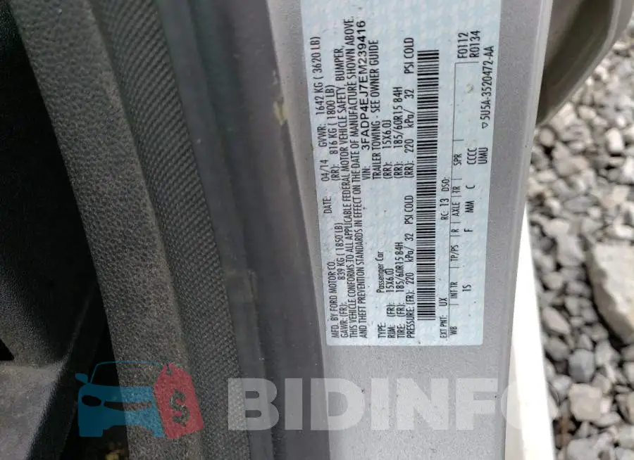 3FADP4EJ7EM239416 Photo# 12