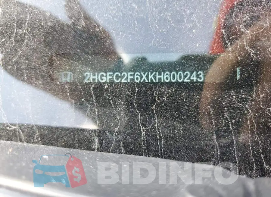 2HGFC2F6XKH600243 Photo# 12