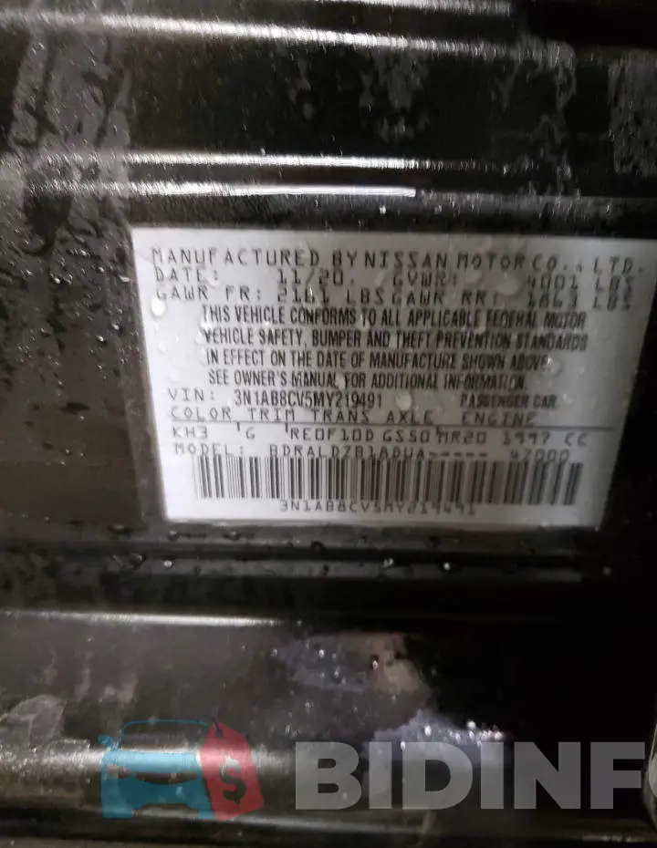3N1AB8CV5MY219491 Photo# 12