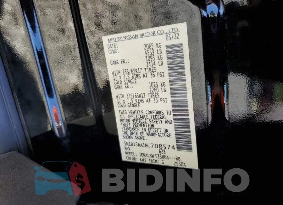 5N1BT3AA1NC708574 Photo# 14