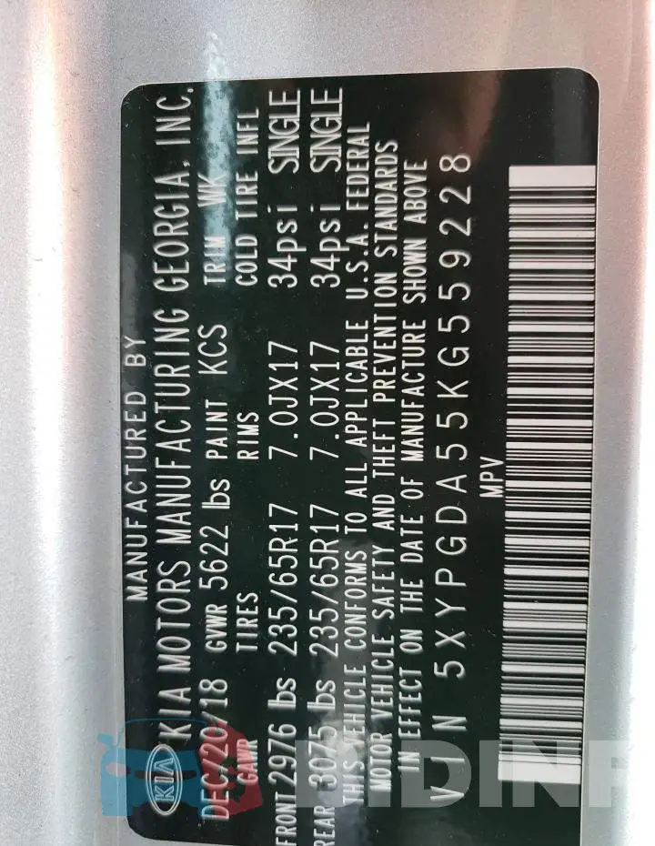 5XYPGDA55KG559228 Photo# 13
