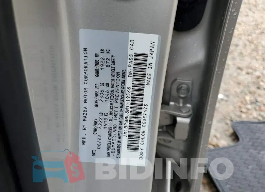 JM1BPBML8N1519528 Photo# 12