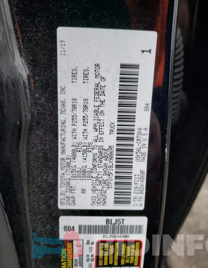 5TFUY5F18LX900695 Photo# 13