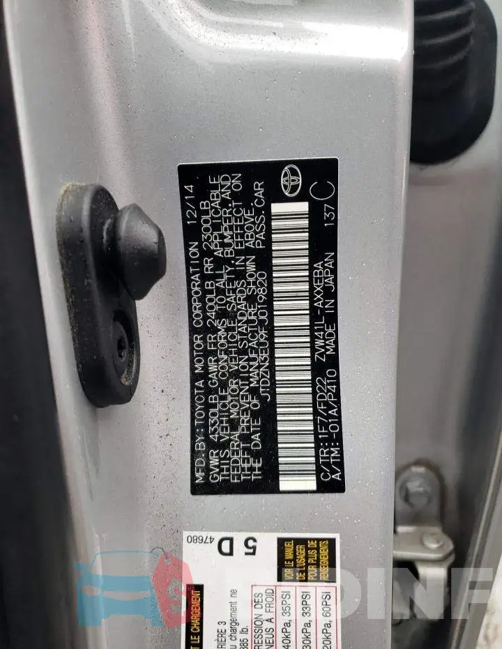 JTDZN3EU9FJ019820 Photo# 13