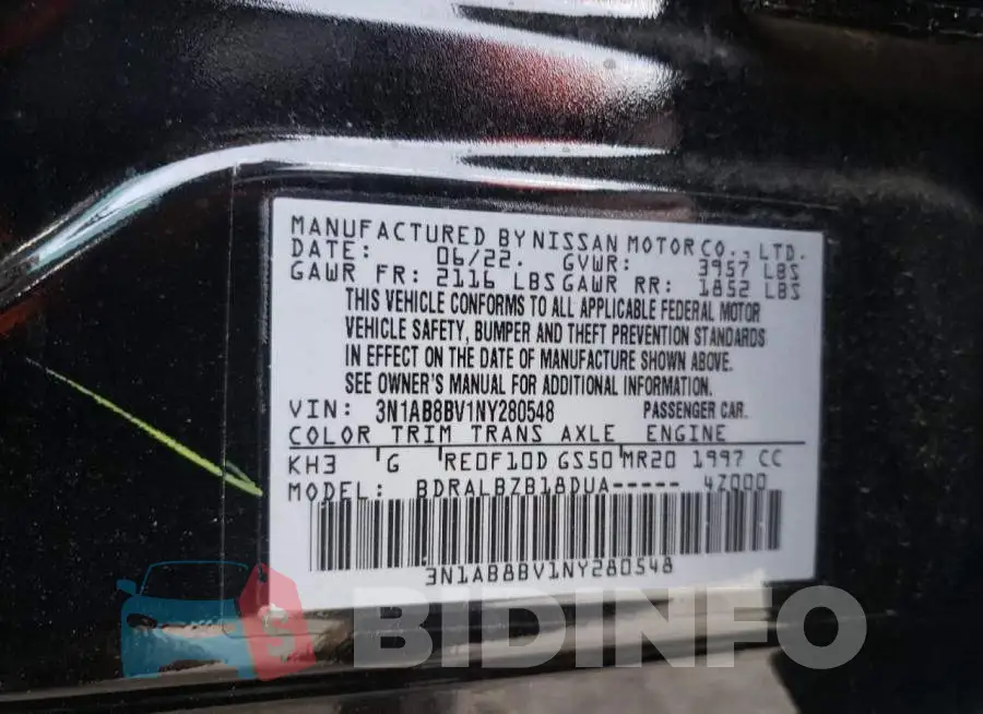 3N1AB8BV1NY280548 Photo# 12