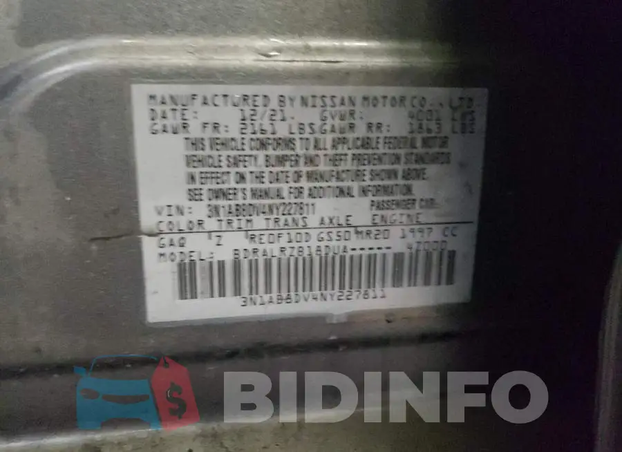 3N1AB8DV4NY227811 Photo# 12