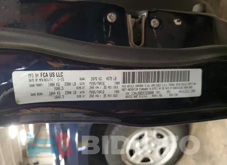 1C4NJRBB3FD268886 Photo# 12