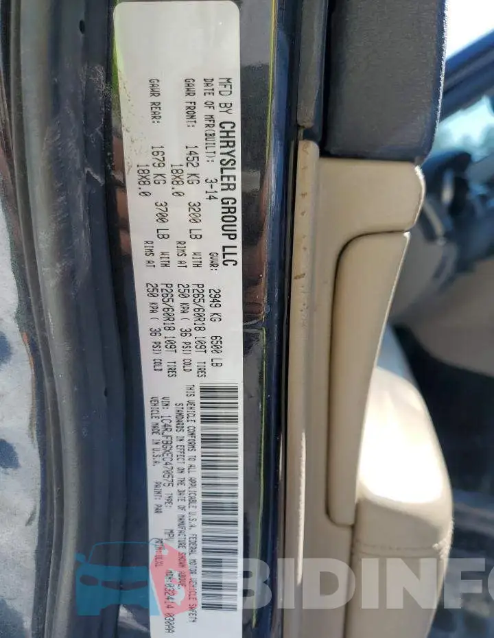 1C4RJFBGXEC470575 Photo# 14