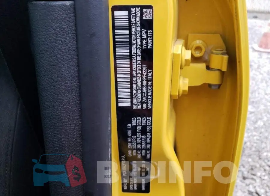 ZACCJBBH8HPF42297 Photo# 12
