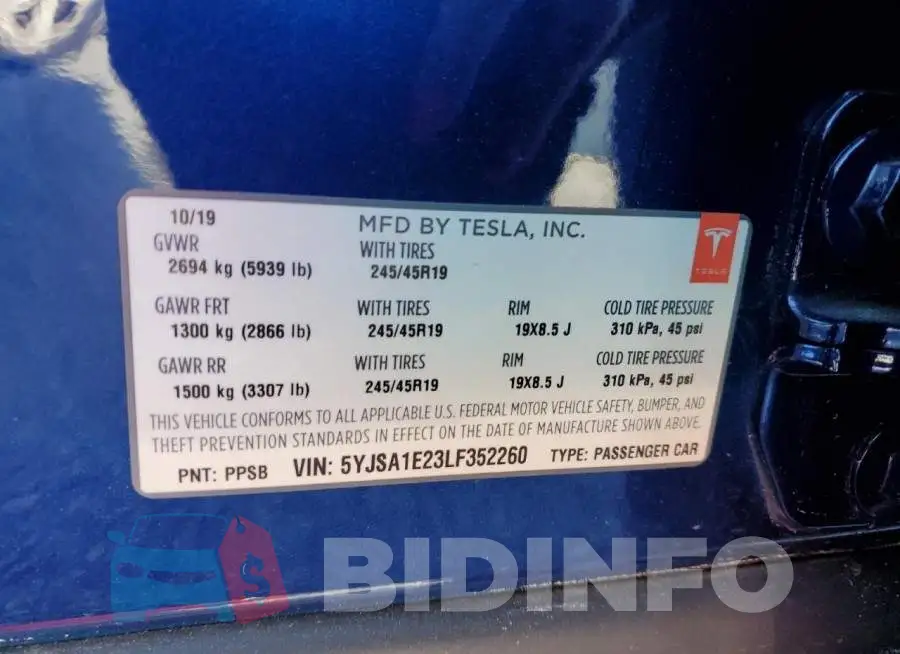 5YJSA1E23LF352260 Photo# 12