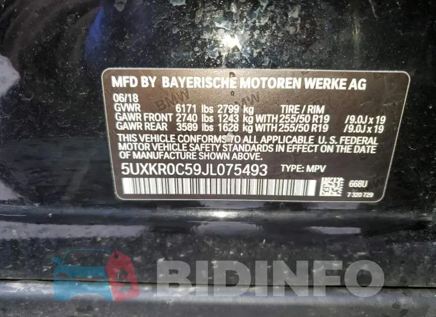5UXKR0C59JL075493 Photo# 13