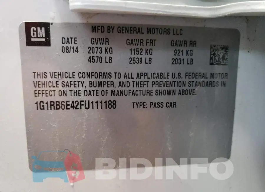 1G1RB6E42FU111188 Photo# 12