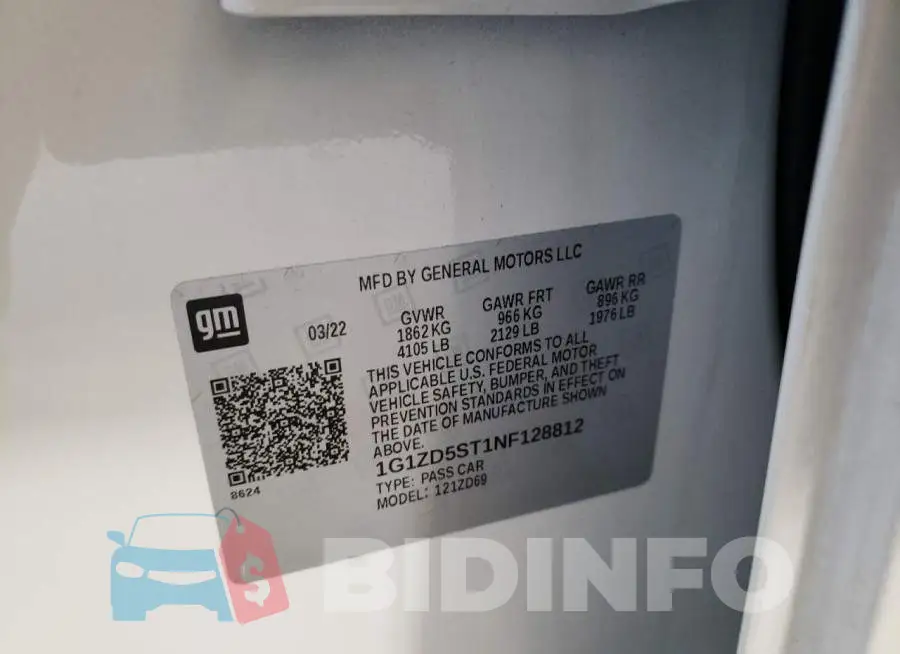 1G1ZD5ST1NF128812 Photo# 12