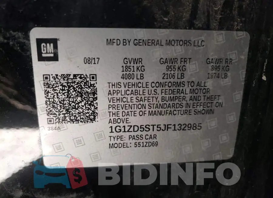 1G1ZD5ST5JF132985 Photo# 12