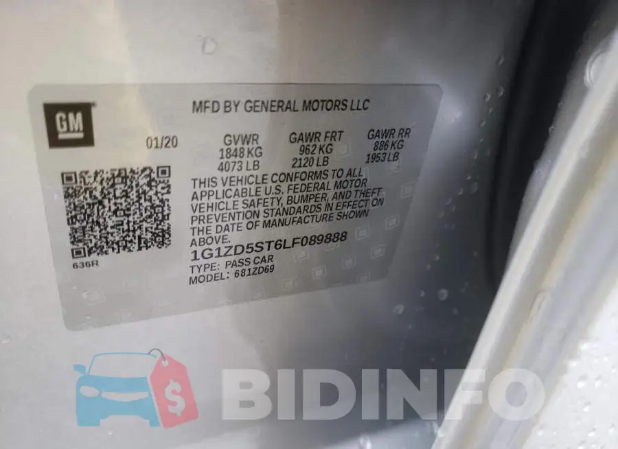1G1ZD5ST6LF089888 Photo# 12