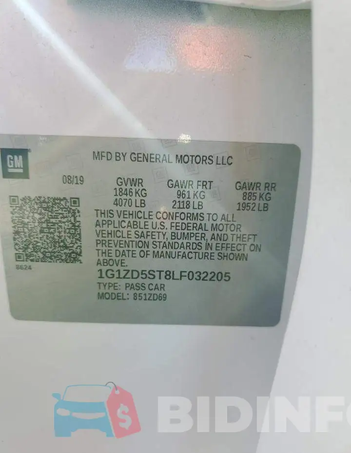1G1ZD5ST8LF032205 Photo# 12
