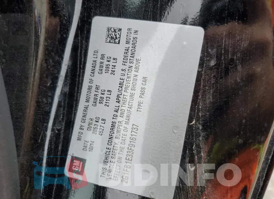 2G1FB1E33F9161737 Photo# 12