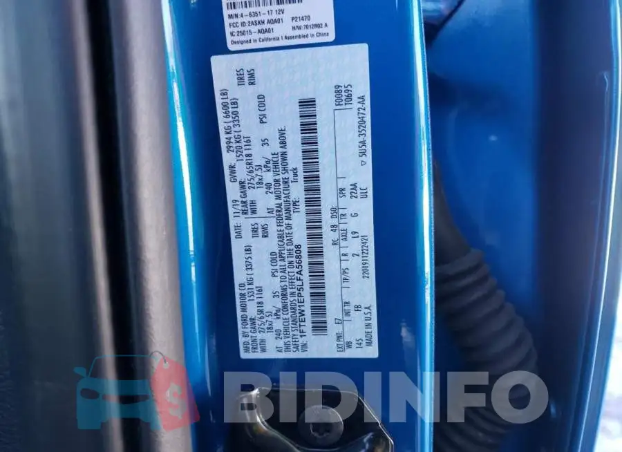 1FTEW1EP5LFA56808 Photo# 12