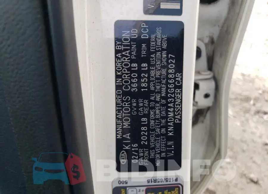 KNADM4A32G6688027 Photo# 12